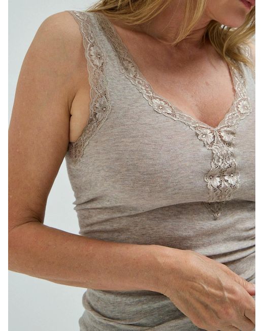 Seamless Basic Gray Top