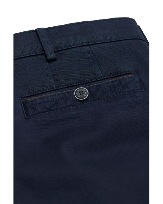 Meyer Chinohose New York Super-Stretch, Fußweite 38 Cm in Blue für Herren
