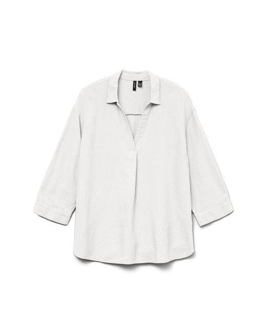 Vero Moda White Bluse 'Vmlinn'