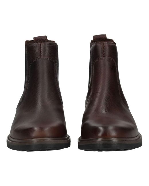 Clarks Leder/Textil Stiefelette in Brown für Herren