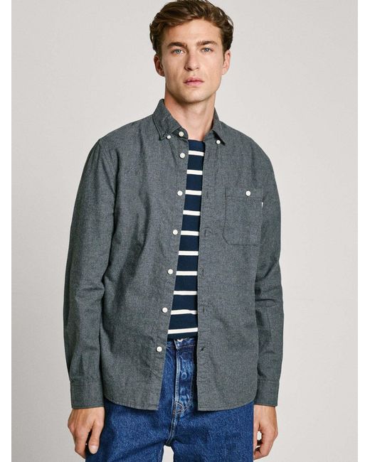 Pepe Jeans Hemd Mike in Blue für Herren