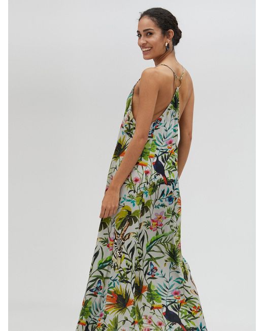 Lola Casademunt Green Maxikleid