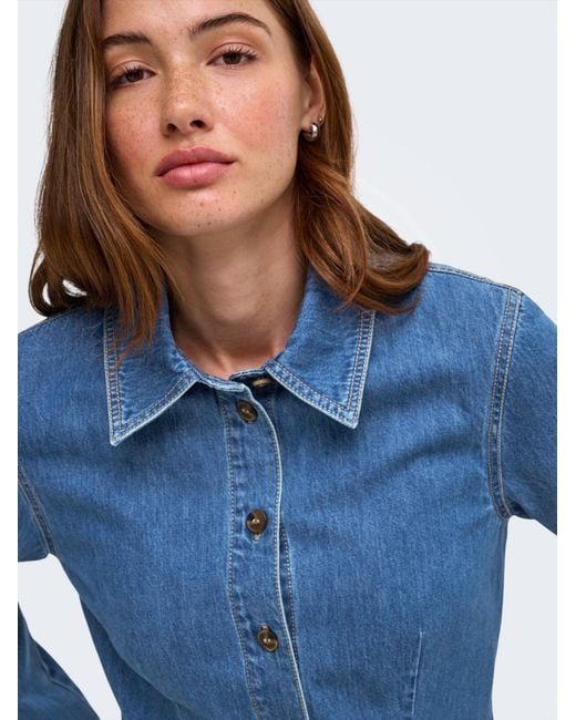 ONLY Blue Bluse Onluna