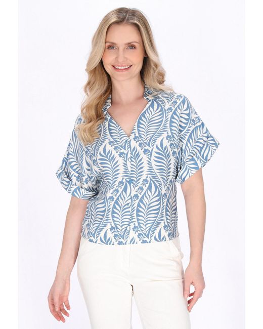 Usha Blue Bluse