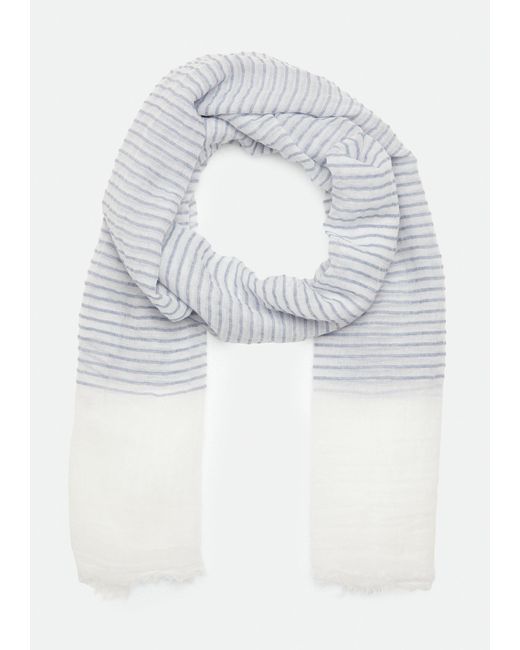 comma casual identity White Schal