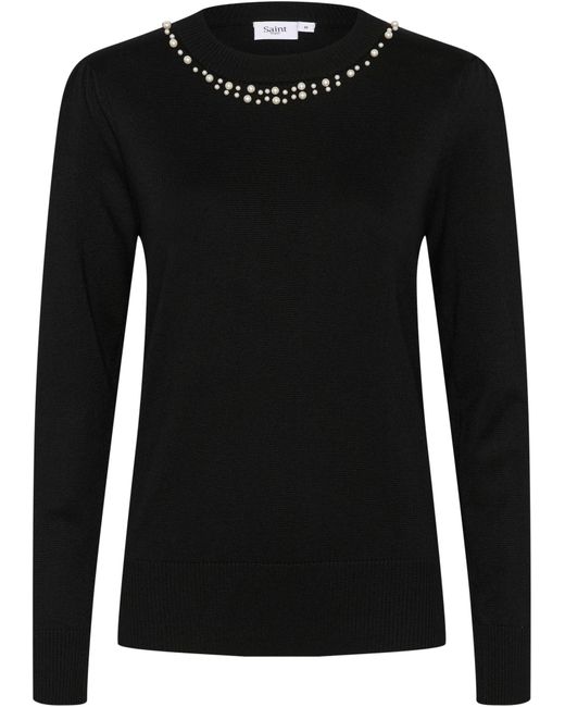 Saint Tropez Black Pullover