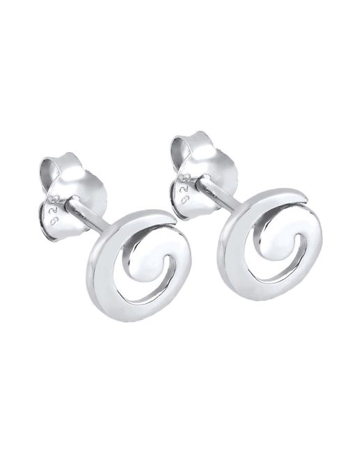 Elli Jewelry Metallic Ohrringe Swirl