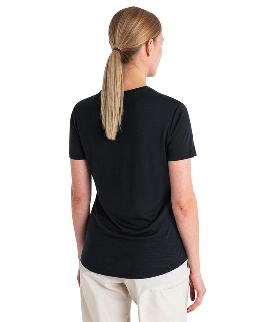 Icebreaker Black Funktionsshirt 'Cool-Lite Sphere Iii'