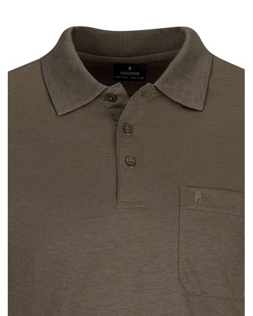 RAGMAN Shirt Basic in Black für Herren