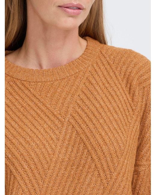 Oxmo Orange Strickpullover Oxibomma
