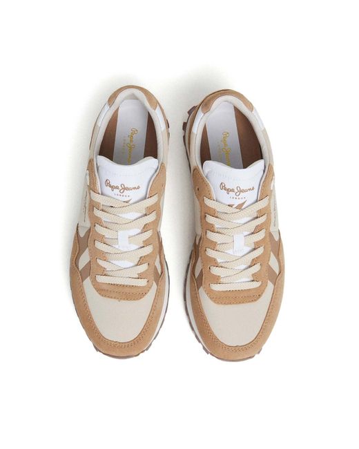 Pepe Jeans White Sneaker Brit-On'