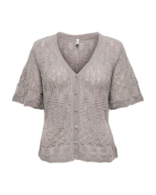 ONLY Gray Strickjacke 'Onllovely'
