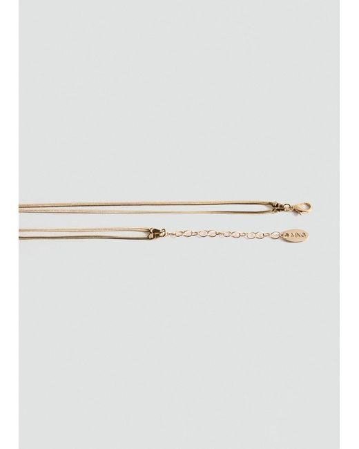 Mango White Kette Catalina