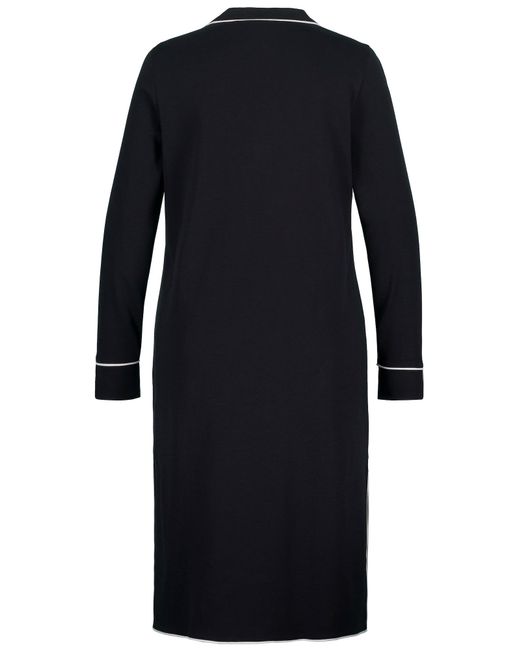 Ulla Popken Black Nachthemd