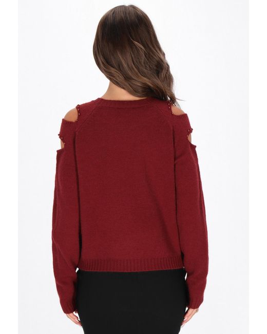 faina Red Pullover