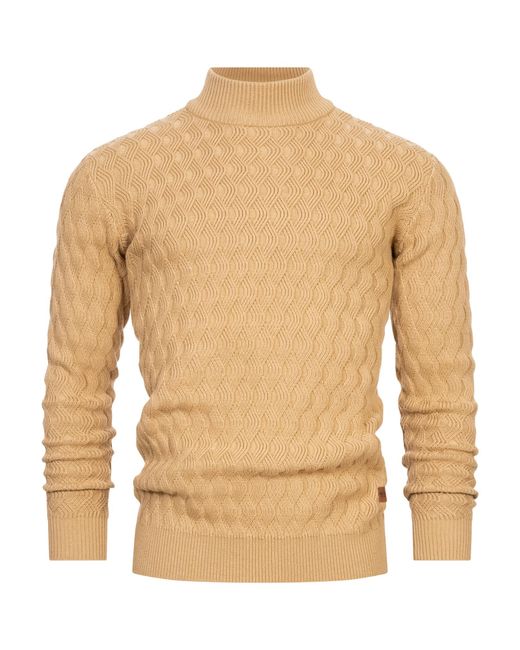 INDICODE Pullover Alpha in Natural für Herren