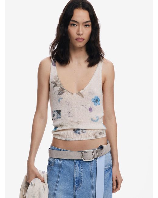 Desigual Gray Gürtel