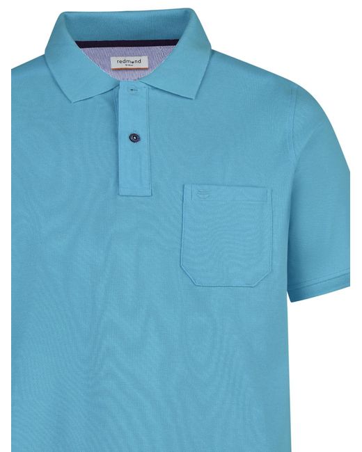 Redmond Shirt Basic in Blue für Herren