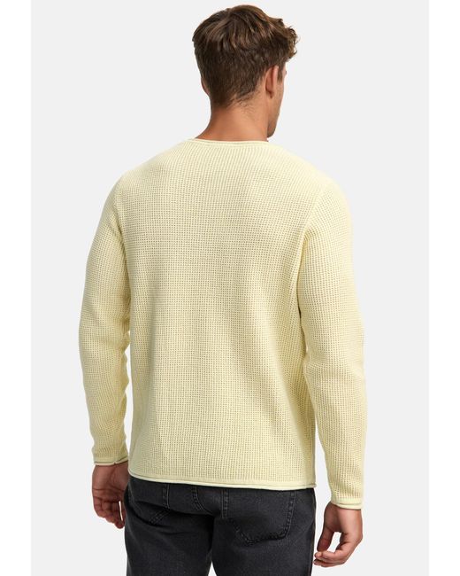 INDICODE Pullover Petri in Natural für Herren