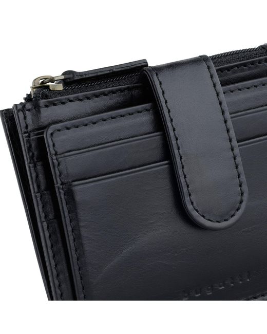 Bugatti Geldbörse Remo in Black für Herren