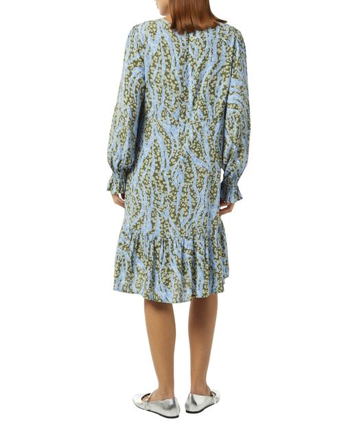 comma casual identity Green Kleid