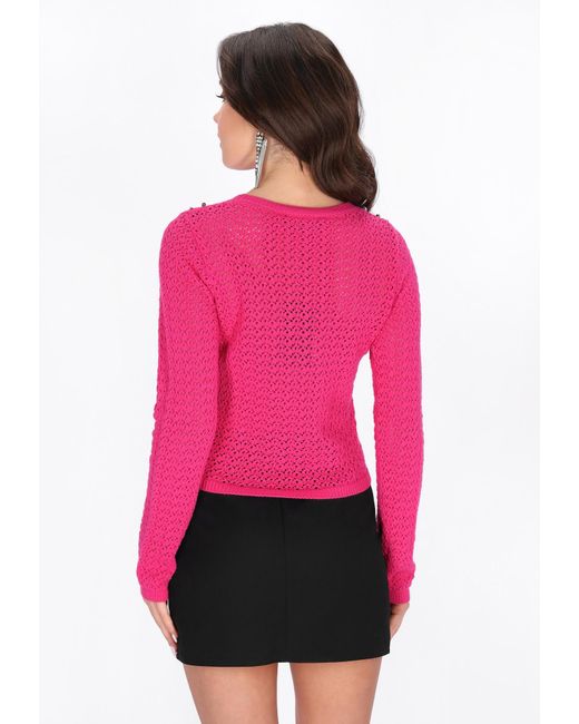 faina Pink Pullover Festive