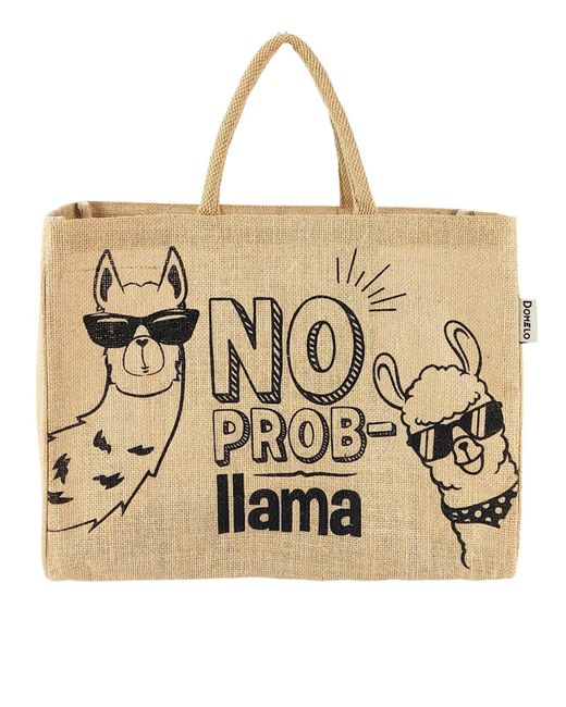 DOMELO Natural Strandtasche