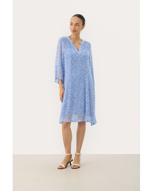 Part Two Blue Kleid Elka