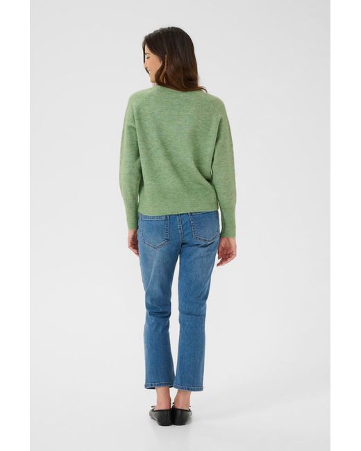 Kaffe Green Pullover Kaniel