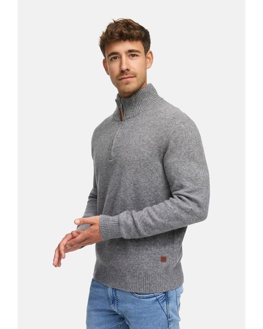 INDICODE Pullover Intrax in Gray für Herren