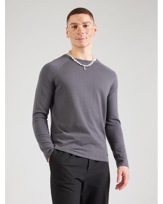 S.oliver Pullover in Gray für Herren