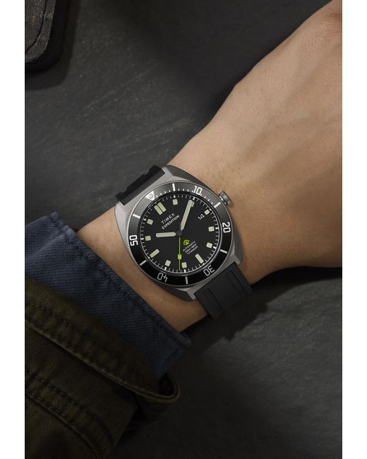 Timex Uhr Expedition Pioneer Automatic in Black für Herren