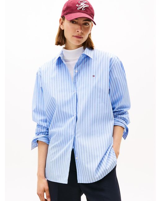 Tommy Hilfiger Blue Bluse Ess