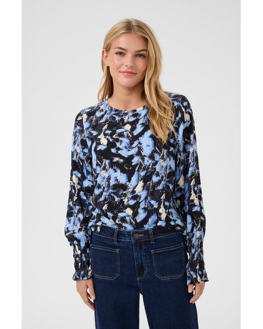 Kaffe Blue Bluse 'Ka Lura'