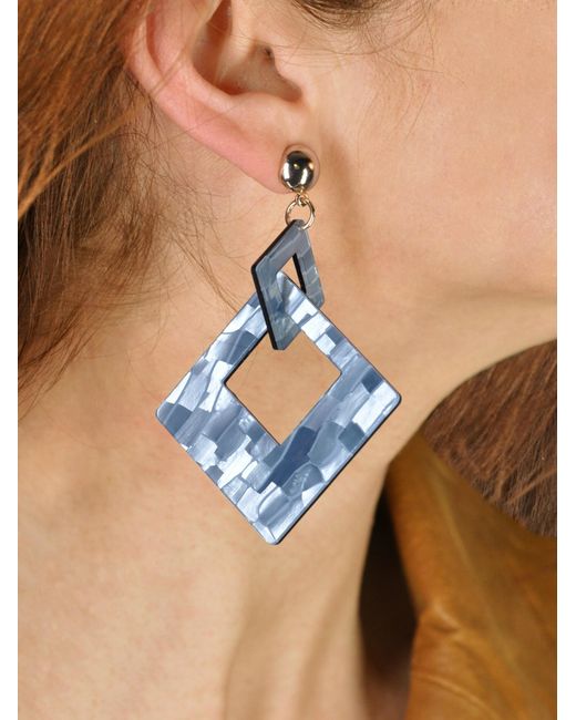 Steuer Blue Ohrstecker