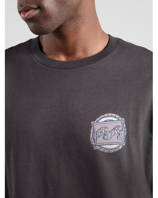 Billabong T-Shirt Crayon Wave in Black für Herren