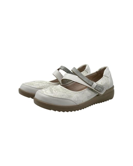Nowaland Gray Slipper Comfort Mary Jane Shoes
