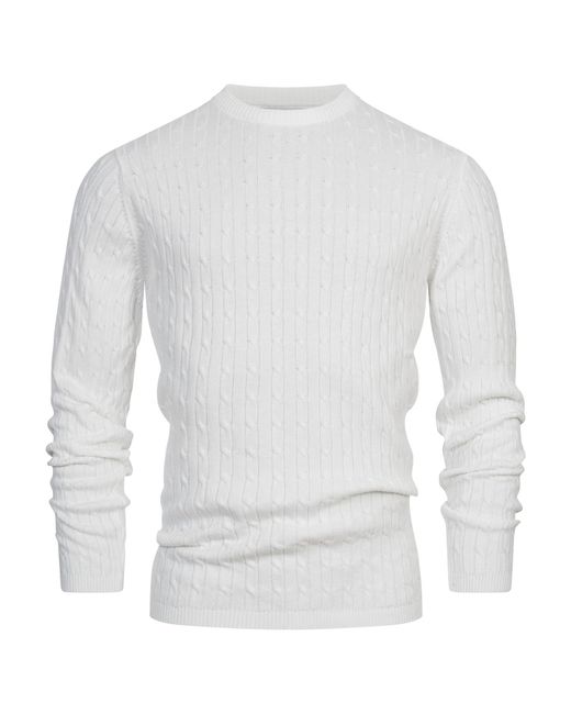 Kronstadt Pullover Cable in White für Herren