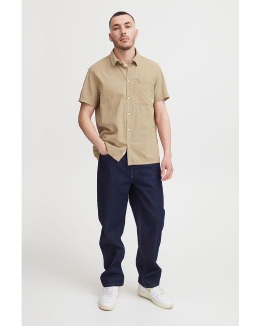 Solid Hemd Frevne in Natural für Herren