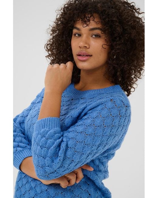 Kaffe Blue Pullover Kcmani
