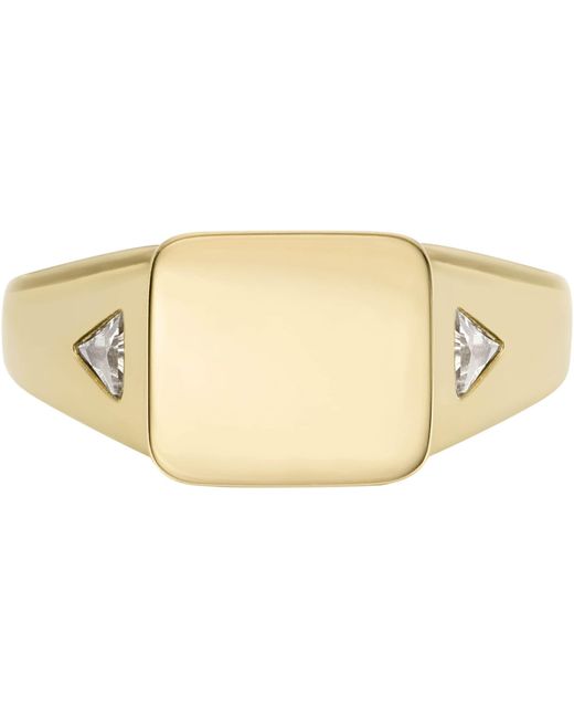 Fossil Metallic Ring