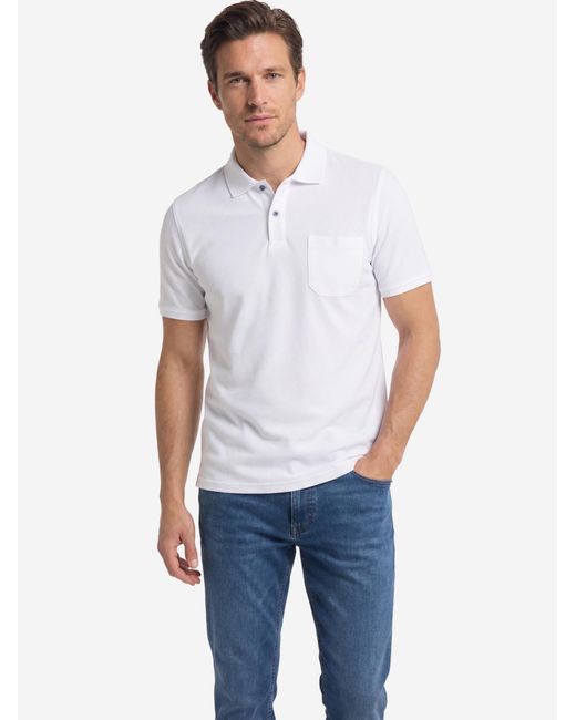 Redmond Shirt Basic in Blue für Herren