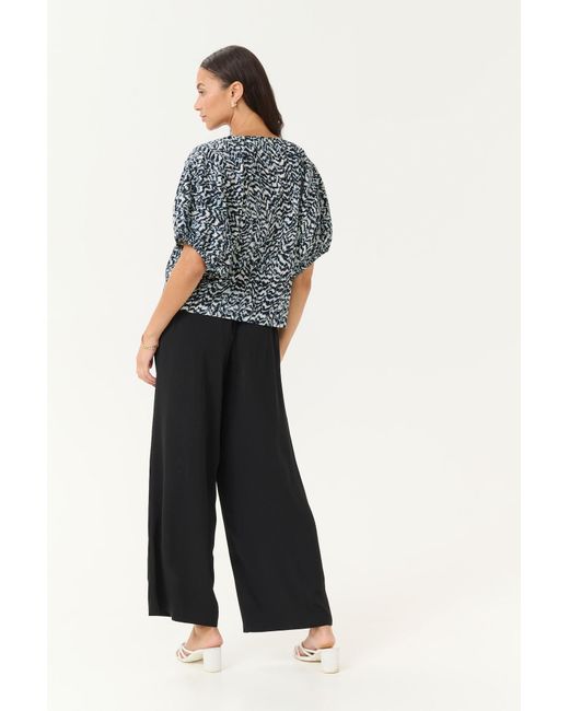 Kaffe Gray Bluse Ruffalo