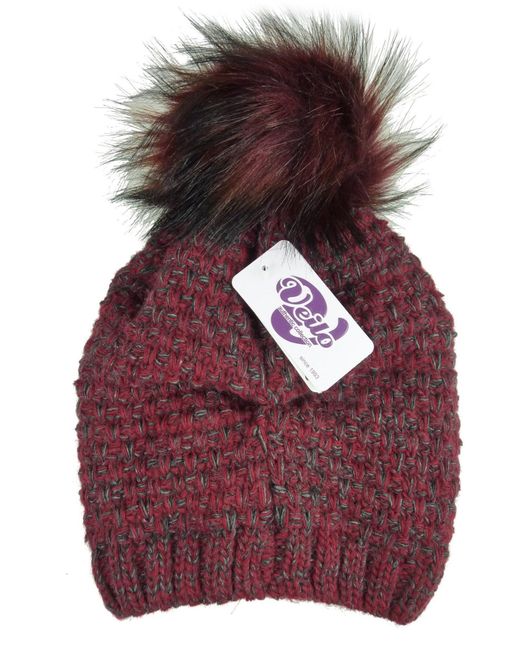 Kumixi Purple Mütze Set: Mütze & Loop Schal
