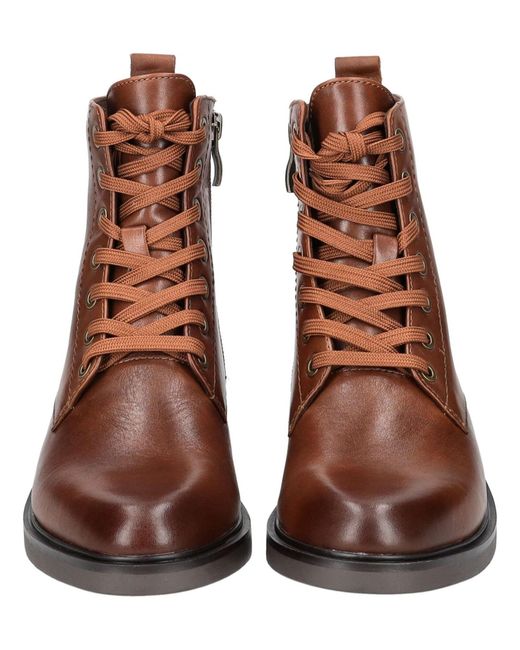 Caprice Brown Schnürstiefelette