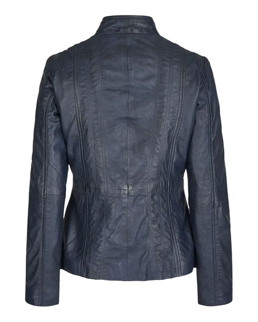 7eleven Blue Lederjacke Sefema