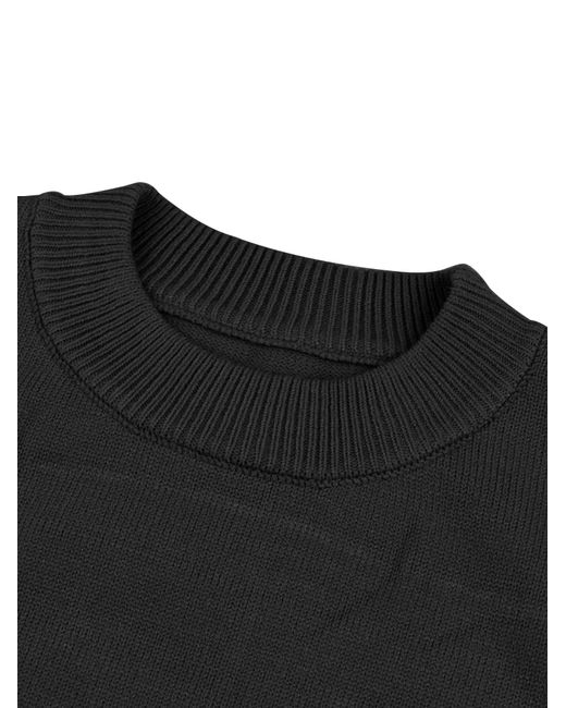MEETWEE Black Pullover