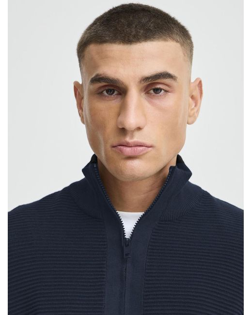 Solid Pullover Valencia in Blue für Herren