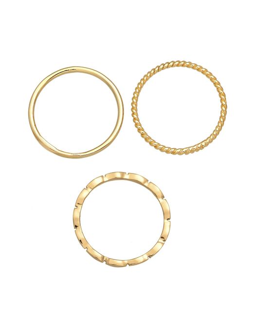 Elli Jewelry Metallic Ring Geo