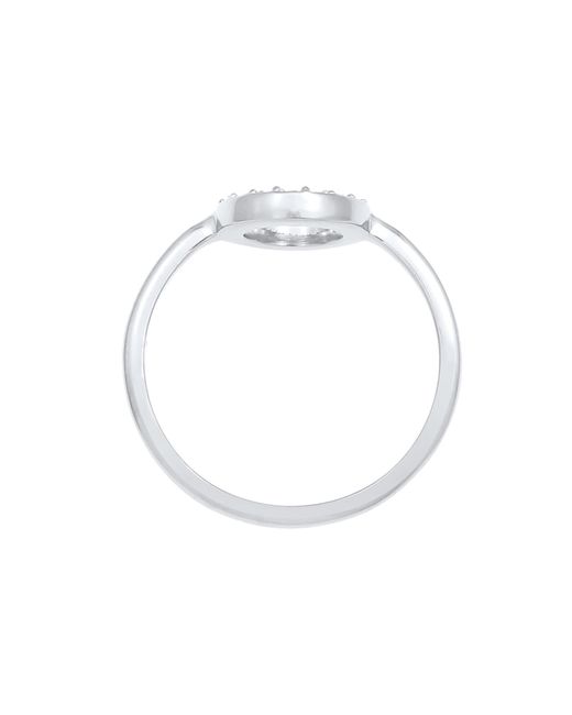 Elli Jewelry White Ring geo